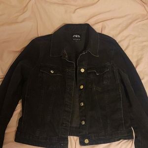 ZARA black denim jacket